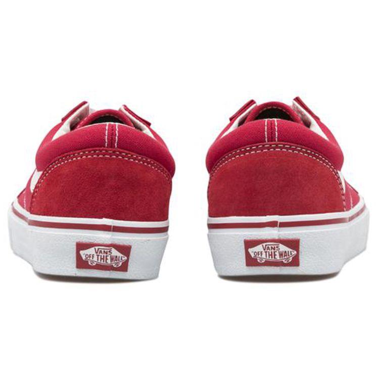 Vans Old Skool Canvas Klassiek Comfortabel Schokabsorberend Duurzaam Lichtgewicht Ademend Lage Top Skate Schoenen Unisex sneakers Rood 556436-0003