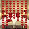 Heart Banner For Mother's Day Valentine's Day Decor, 72Pack  No DIY, Heart Garland