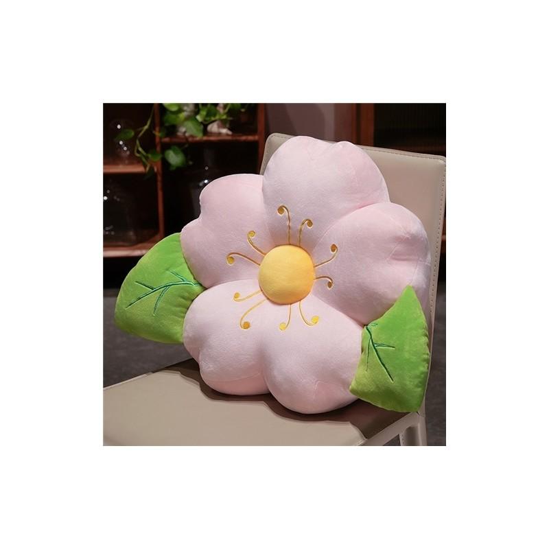 Plush And Cool Silk Cherry Blossom Pillows Cushions For Bed And Lounge Comfort