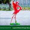 Fiberglass Flamingo Sculpture for Garden and Pond Decorations