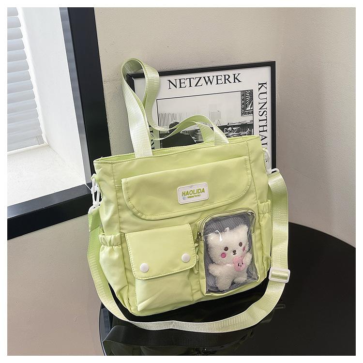 Prosta i wszechstronna torba listonoszka ins torba damska styl casualowy japoński i koreański do dojazdów na ramię torba tote studencka na zajęcia