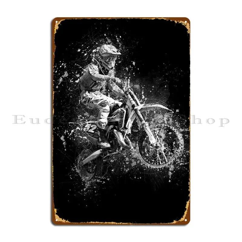 Dirt Bike Jump Metal Plaque Poster Bar Personalized Living Room Wall Cave Garage Tin Sign Poster