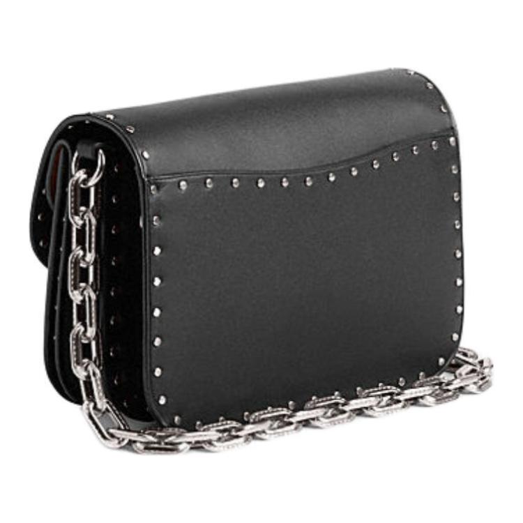 Coach Shoulder Bag Leather Black Casual Daily Travel CU037-LHBLK