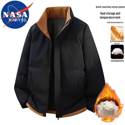 NASA MARVEL Men's Thickened Stand-Collar Padded Jacket