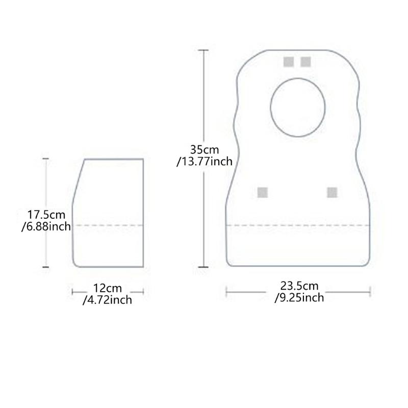 10Pcs Disposable Feeding Bib Cotton Bib for Toddlers Newborns Cotton Drooling Apron Baby Burp Cloths Feeding Bib