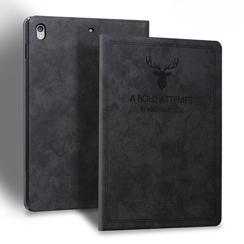Deer Leather Case for IPad Air 4 10.9 2017 2018 9.7 Air 3 Pro 10.5 11 Mini 1 2 5 Smart Cover 6th 7th 8th 10th 10.9 Stand Cover