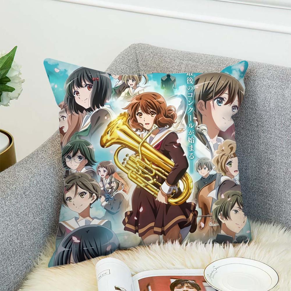 Sound Euphonium 3 Pillow Case For Car Sofa Decorative Home Double-sided Print Plush Square Throw Pillow Cushion Cover