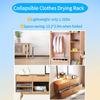 Portable Travel Garment Rack, Stainless Steel Foldable Mini Drying Clothes Rack for Travel, Camping, Hotel Room, Laundry, Dance, Indoor, Outdoor