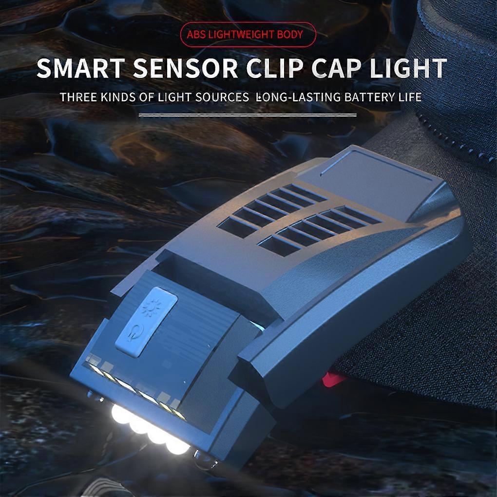 LED Clip on Cap Lights Emergency Hand-Held Small Light for Outdoor Running Camping Fishing