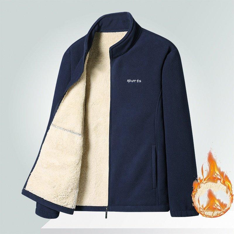 Мужская весенне-осенняя однослойная ветрозащитная легкая повседневная куртка на молнии с воротником-стойкой, офисная куртка M