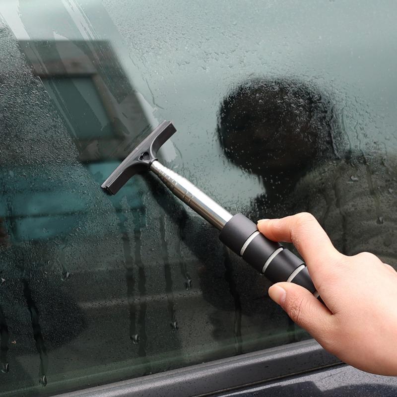 Telescopic Wiper Multi Functional Car Rearview Mirror Retractable Wipers Universal Car Center Console Screen Glass Cleaning Tool