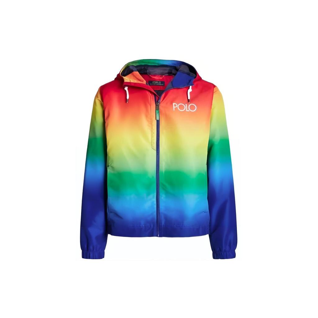 Polo Ralph Lauren Letter Print Hooded Long Sleeve Casual Jacket Men Jacket Multicolor 710897802-001