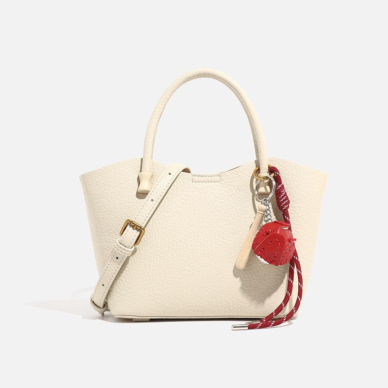 2024 Fall/Winter New Fashionable Small Accessory Basket Handbag, Large Capacity, High-End Single Shoulder Crossbody Tote Bag