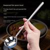 316L Stainless Steel Spoon, Thickened Household Round-Headed Soup Spoon, Long-Handled Seasoning Spoon, Large Dining Spoon