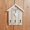 Holder with Hooks Home Decor Hanger Wall Mounted for Office Hallway
