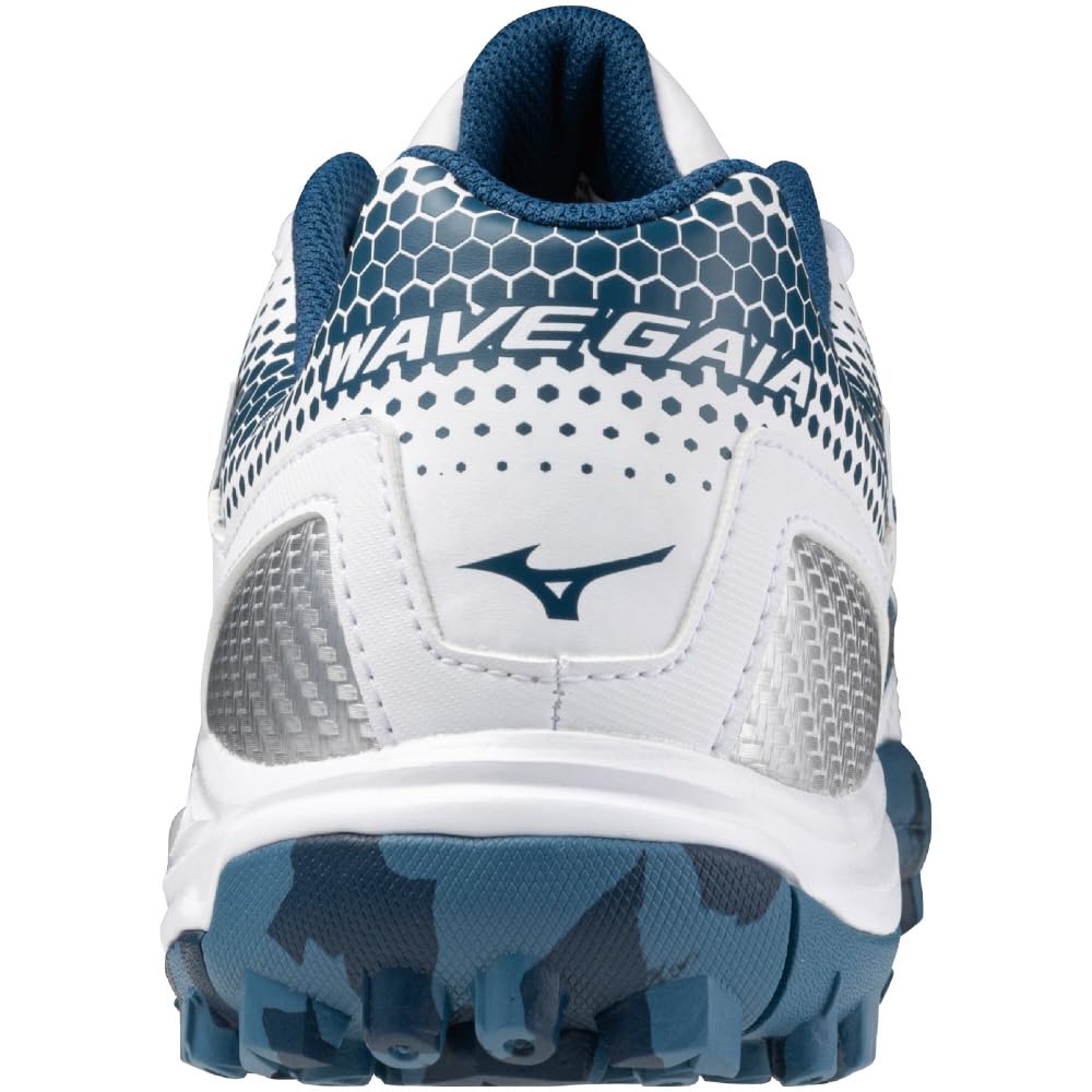 Mizuno Wave Gaia 3 Handball Club Wide Size 2E Shoes, Activities, Width, Lightweight, Indoor, White/Blue/Silver, 27.0 cm,