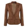 I Saw It First Womens/Ladies Cinched Waist Tailored Blazer