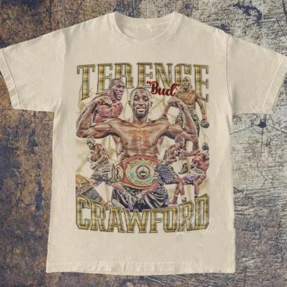 VTG Terence Crawford Shirt Cotton Full Size S to 5XL IM0618 S разноцветный
