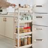 Miling Slim Rolling Bathroom Storage Cart