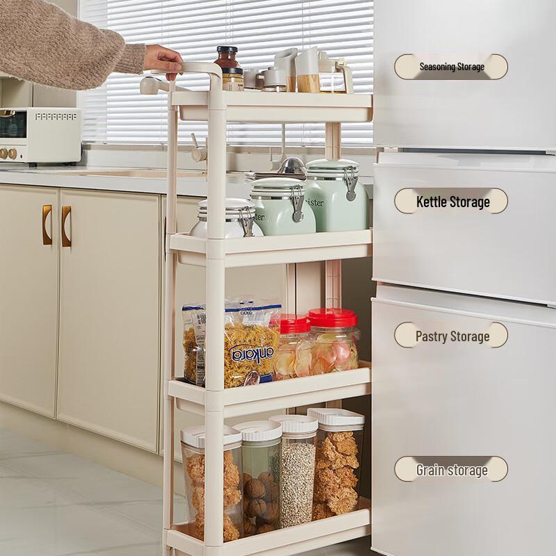Miling Slim Rolling Bathroom Storage Cart