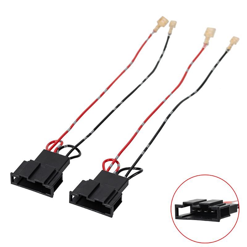 4-Pin Car Speaker Wire Harness Adapter Plug For VW Passat Polo Scirocco CC Golf Jetta Beetle Rabbit MkI Toledo Ibiza