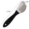 4 Side Cleaning Shoe Brush for Suede Nubuck Shoes Stain Dust Shoes Brush Steel Multifunctional Plastic Rubber Boot Household
