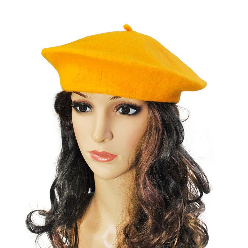 Korean-Style Autumn/Winter Women's Wool Beret