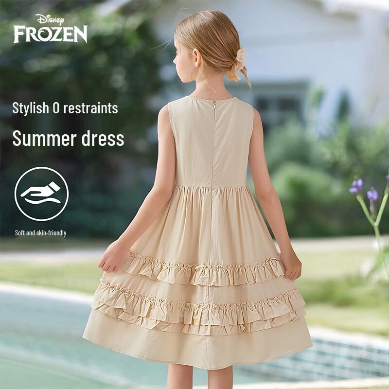 Disney Girls' Summer Sleeveless Princess Dress