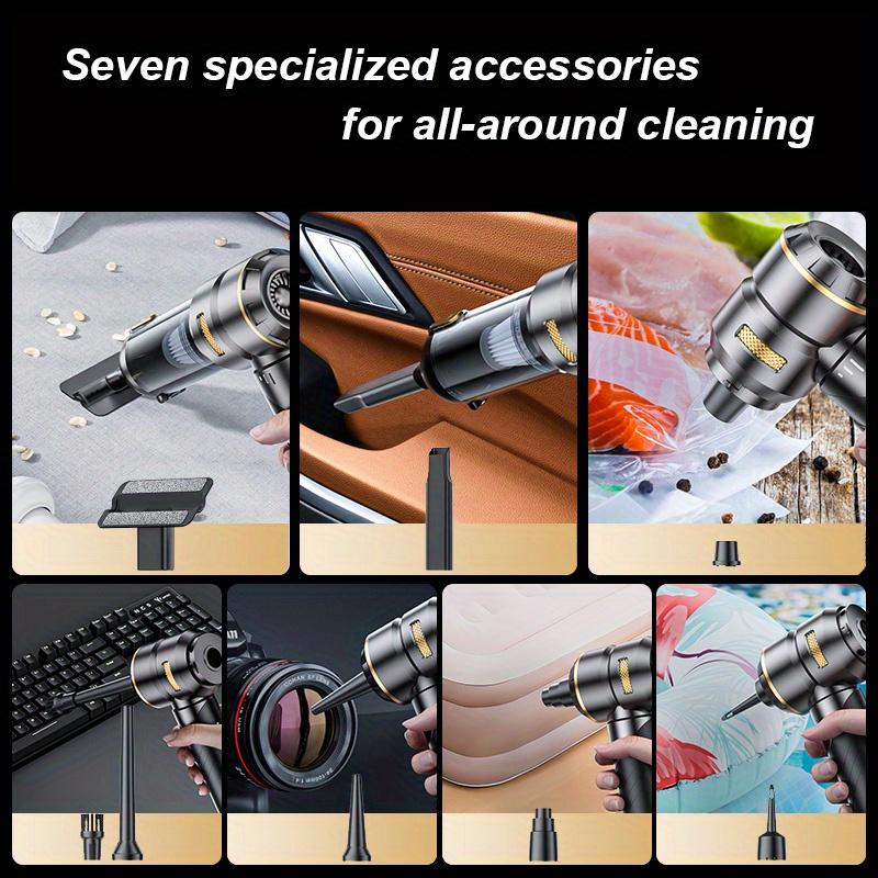 New 16000PA High Power Mini Vacuum Cleaner Rechargeable Handheld Vacuum Portable Cordless Compressed Air Duster Air Blower