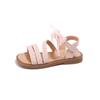 Little Girls Bowknot Open Toe Soft Sole Princess Summer Beach Sandals