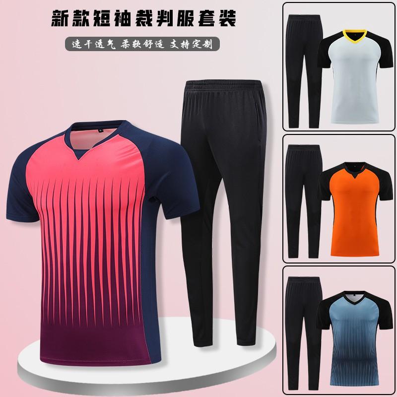 Set Uniforme Arbitro di Pallacanestro Magliette a Maniche Corte Uomo Donna Allenamento Competizione