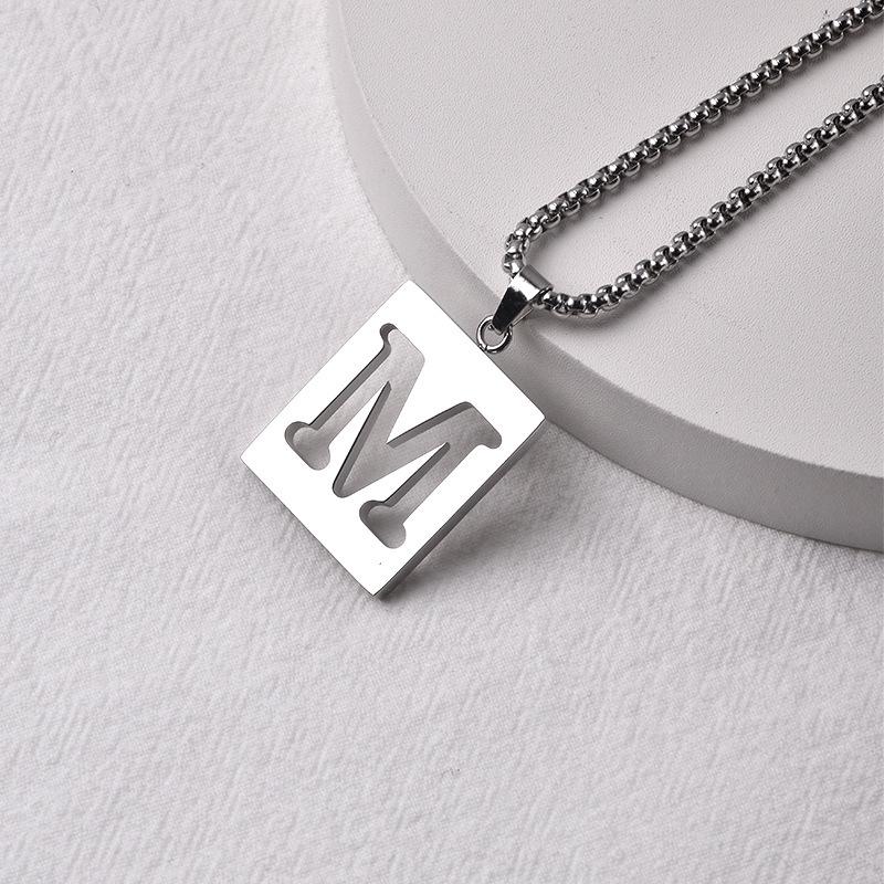Men's Titanium Steel Hip Hop Pendant Necklace - Trendy, Non-fading Street Style