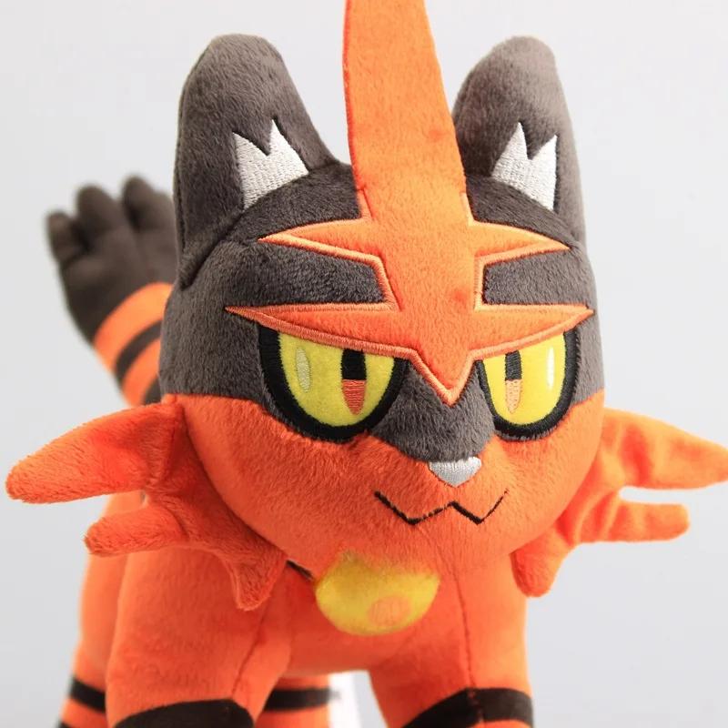 30cm Pokemon Sun and Moon Anime Torracat Plush Toys Cartoon Monster Plush Doll Soft Stuffed Torracat Doll Birthday Gift for Boys