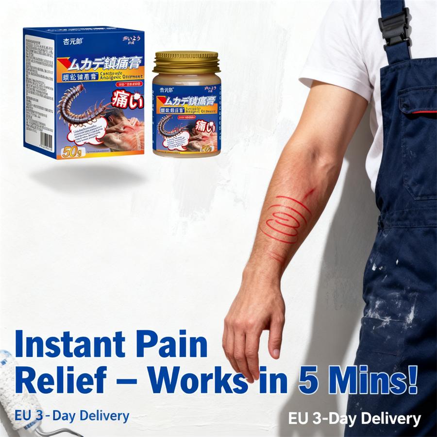 Maść przeciwbólowa na stonogę: Łagodzi Ból Pleców, Ból Mięśni i Bóle Stawów 50g