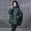 Warm Hooded Down Jacket for Women Casual Winter Coats Autumn Down Parkas