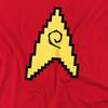 STAR TREK Mens Engineering 8-Bit T-Shirt