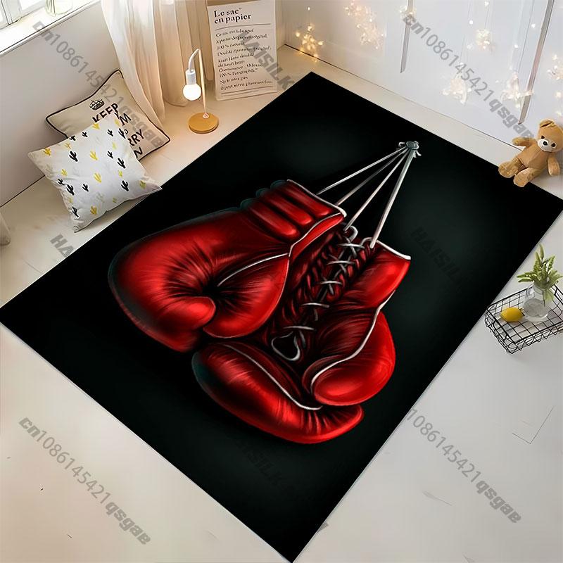 Red boxing gloves hanging carpet Yoga living room room decor children's crawling mat doormat area rug games mat