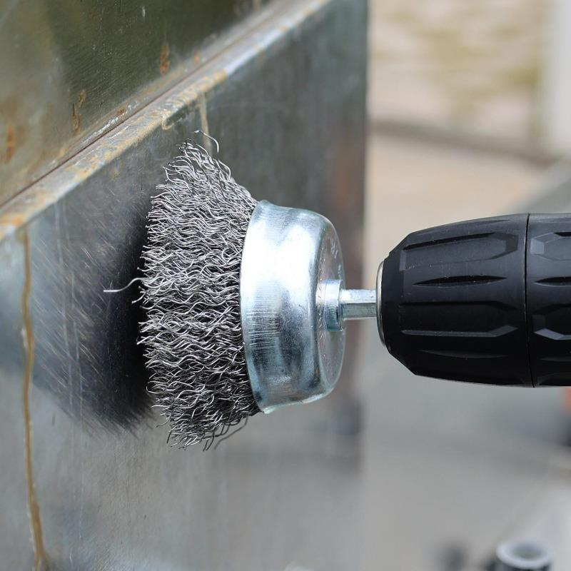 10 Sizes Wire Wheel Brush Drill Attachment Cleaning Polishing Metal Rust Removal Brushes Rotary Cleaning Accessories Tools