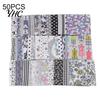 30/50 Pièces 10cmx10cm Imprimé Floral Patchwork DIY Tissu Couture Matériel de Quilting