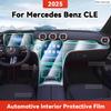 TPU Do Mercedes Benz CLE 2025 Przezroczysta Folia Ochronna Wnętrze Samochodu Panel Nawigacji Konsoli Centralnej Naklejka Samochodowa