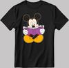Mouse Reading TShirt Size S4XL