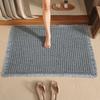 Waffle Bathroom Mat Non Slip Absorbent Bath Rug Soft Quick Dry Washable Doormat for Toilet Shower