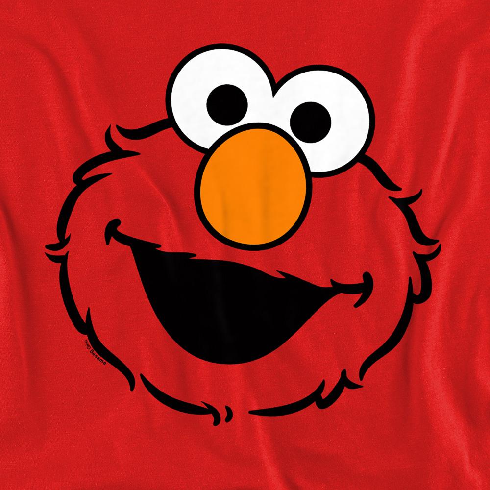Sesame Street Unisex Adult Full Face Elmo Sweatshirt