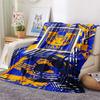 1Pc Tigres UANL Print Flannel Blanket High Quality Warm Comfortable Cover for All Seasons Perfect for Gifts Home Decor