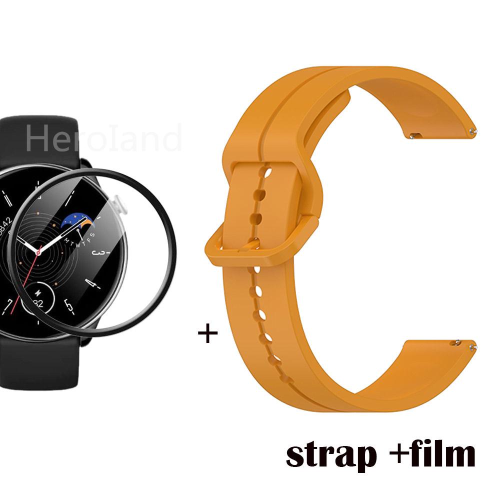 22mm 20mm WatchStrap Band For Huami Amazfit GTR Mini Strap Bracelet Silicone Wristband for Amazfit Gts 4 Mini Bip 3 WatchBand