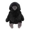 SunLemon Fluffies Medium Crow 15 x 24 x Plush Animal Cute Bird 20.5cm P-1473