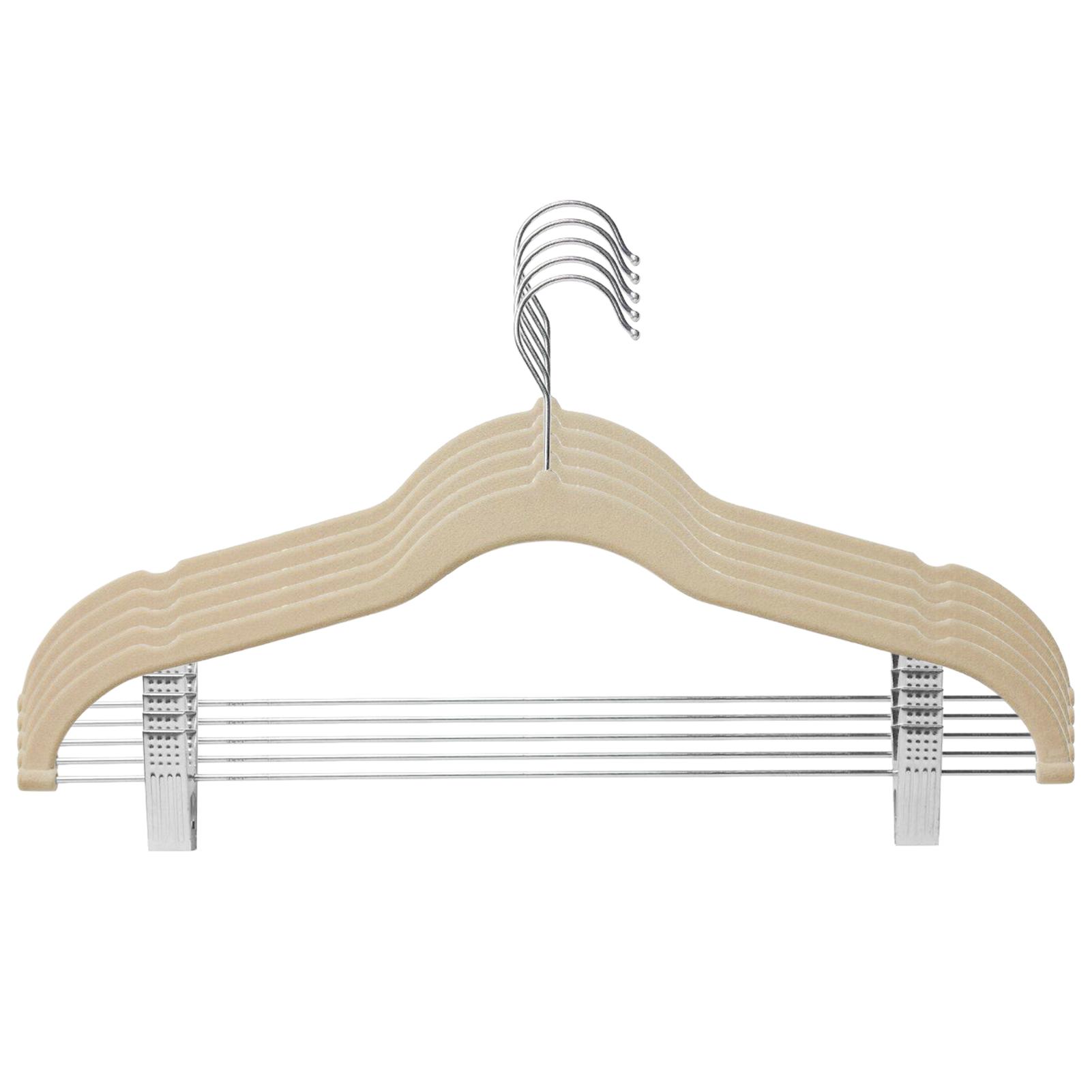 

5/10 шт. вешалки для одежды с подвижными зажимами, бархатные ультратонкие нескользящие вешалки для юбок, брюк, вешалки для