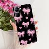 For Realme V30 Case RMX3619 Fashion Flower Bowknot Soft Silicone Back Cover For Realme V30T RMX3618 Fundas RealmeV30 Phone Shell