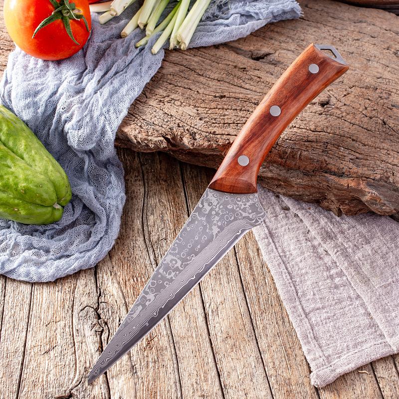 Damascus Steel VG10 Bone Cutting Knife 67 Layers of High Carbon Steel Forged From The Cutting Knife Meat and Fish Cutting Knife