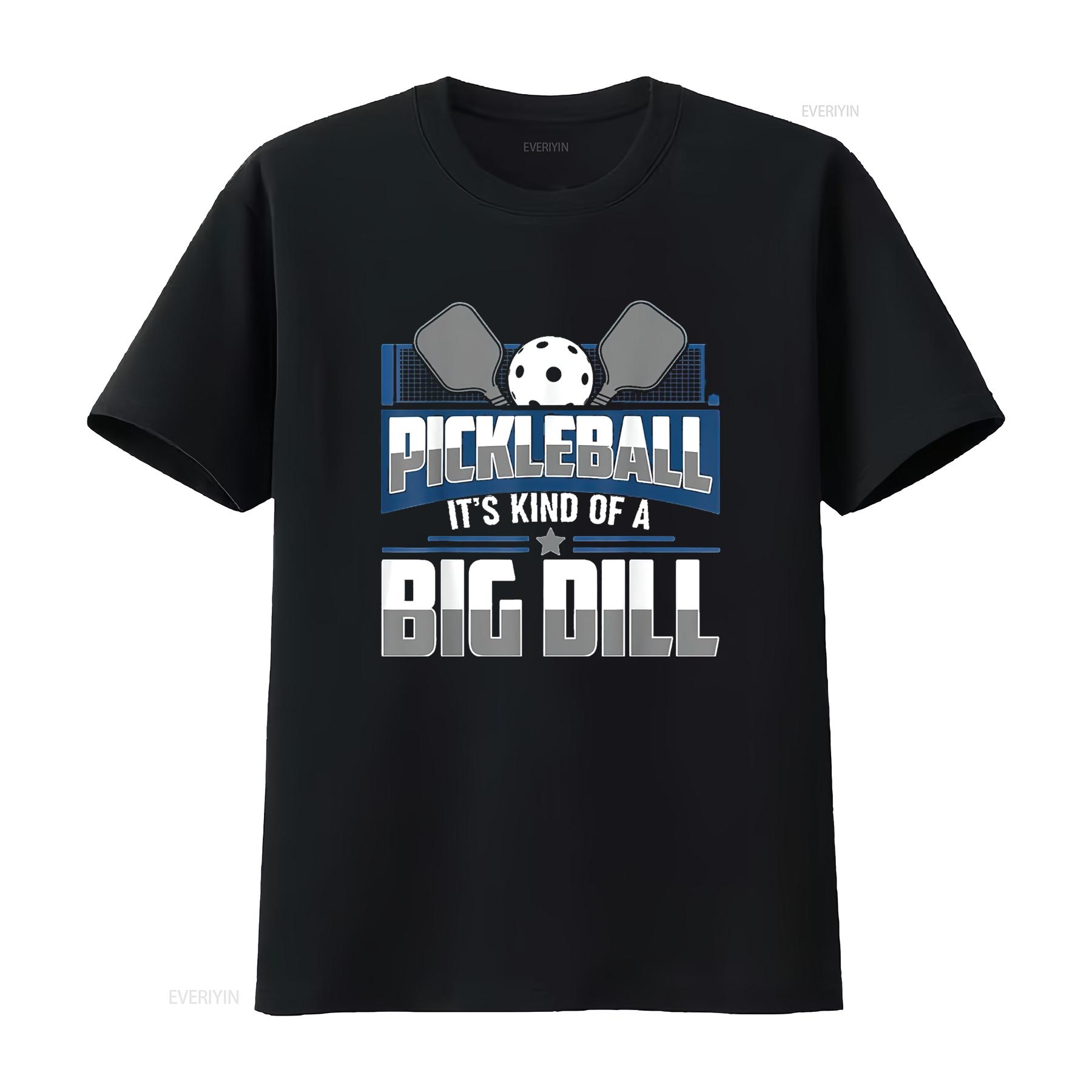 

Mens It s Kind of a Big Dill Pickleball T Shirt Funny Player Black X Large vintage Washed Stylish fashion graphic Slightly 4XL